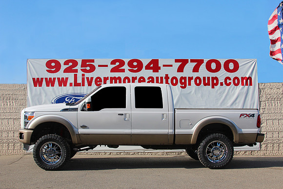 With blacked-out front window.